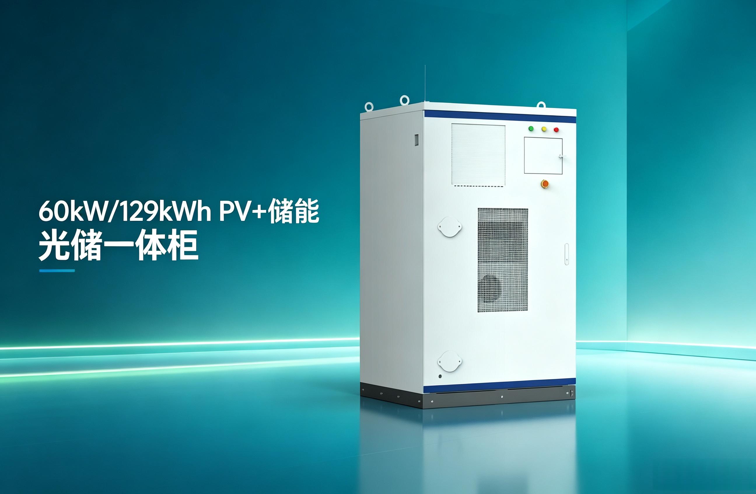 60kW/129kWh PV+储能 光储一体柜